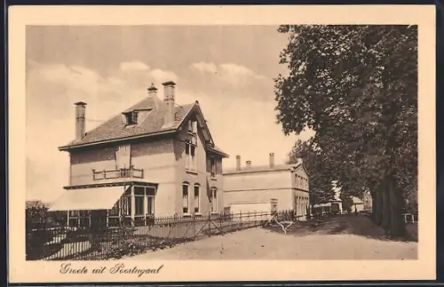 AK Poortugaal, Strassenpartie mit Wohnhäusern