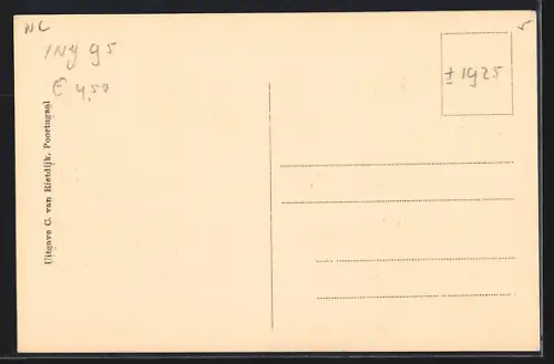 AK Poortugaal, Strassenpartie mit Wohnhäusern