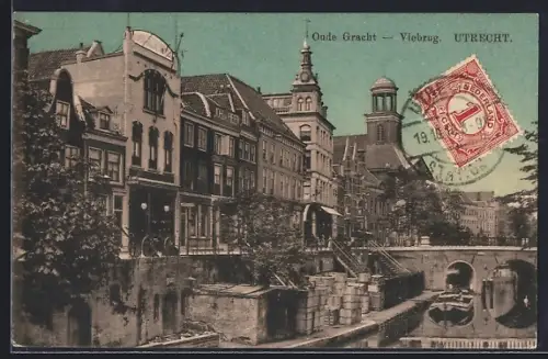 AK Utrecht, Oude Gracht, Viebrug