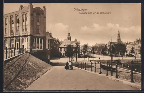 AK Vlissingen, Gezicht van af de Boulevard