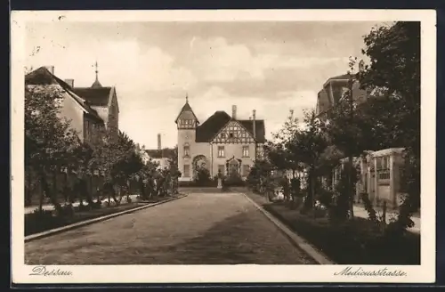 AK Dessau, Blick in die Medicusstrasse
