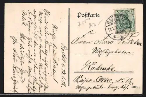 AK Rastatt, Passanten am Rheintor