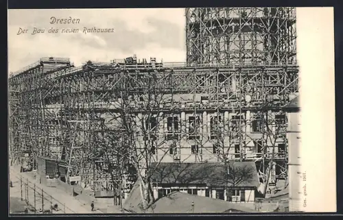 AK Dresden, Der Bau des neuen Rathauses