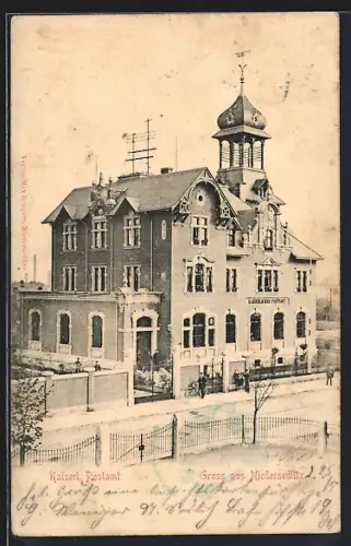 AK Dresden-Niedersedlitz, Kaiserl. Postamt