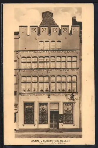 AK Köln, Hotel Vanderstein-Bellen, Heumarkt 16