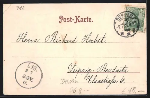 AK Haideburg, Oberförsterei, Gasthaus