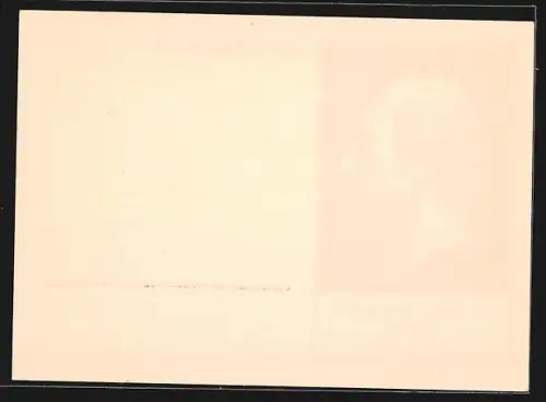 AK Profil des Freiherr vom Stein, 1831-1931, Ganzsache