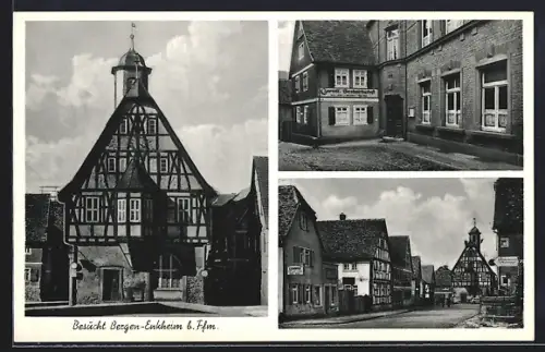 AK Frankfurt-Bergen-Enkheim, Ansichten vom Gasthaus Conradi