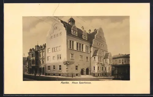 AK Apolda, Ansicht der Neuen Sparkasse
