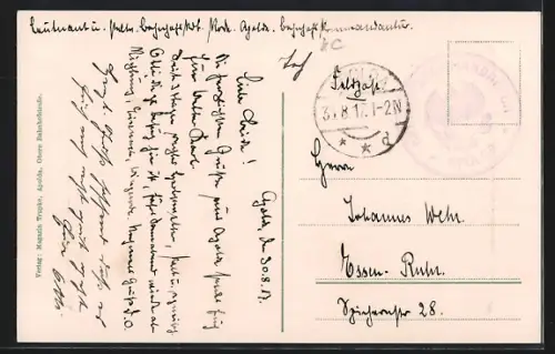 AK Apolda, Ansicht der Neuen Sparkasse