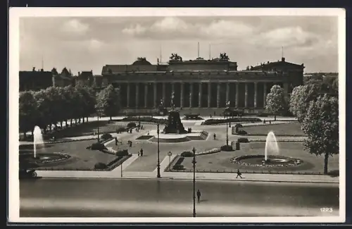 AK Berlin, Altes Museum u. Lustgarten aus der Vogelschau