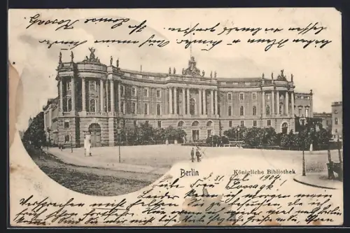 AK Berlin, Königliche Bibliothek am Bebelplatz