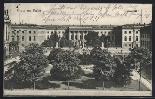 AK Berlin, Blick auf die Universität