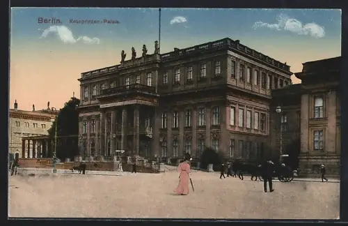 AK Berlin, Partie am Kronprinzen-Palais
