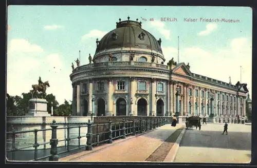 AK Berlin, Blick zum Kaiser-Friedrich-Museum
