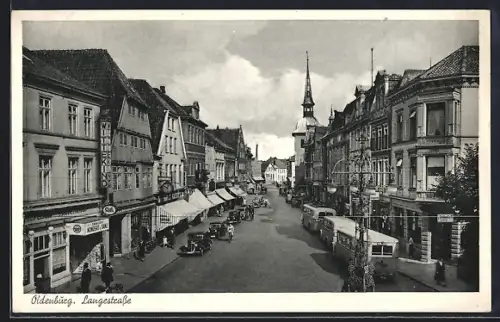AK Oldenburg / O., Heilig-Geist-Strasse mit Geschäften