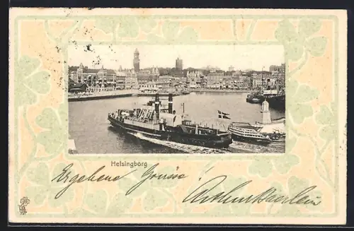 AK Helsingborg, Schiffe im Hafen