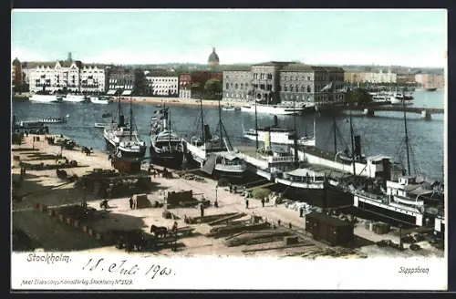 AK Stockholm, Parti af Skeppsbron