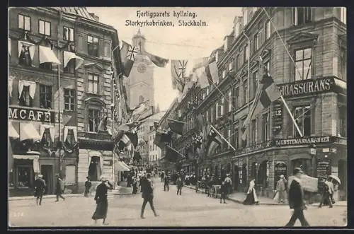 AK Stockholm, Hertigparets hyllning, Storkyrkobrinken