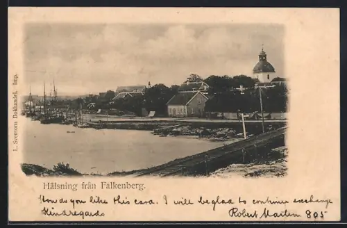 AK Falkenberg, Flusspartie im Ort