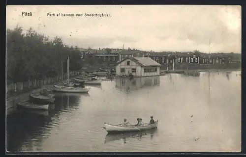 AK Pitea, Parti af hamnen med Stadstradgarden