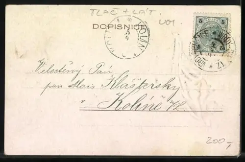 Stoff-Präge-AK Segnender Christus mit geprägtem Gewand, Ostergruss