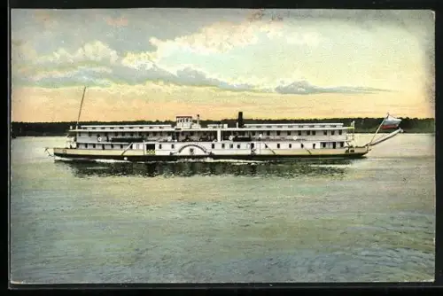 AK Wolga, Bateau à vapeur Prince Jaroslaw le Sage, Dampfer