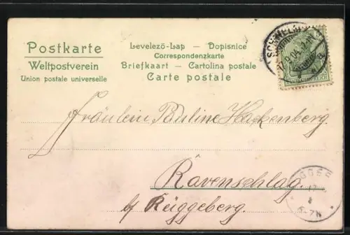 Duft-AK Blumen und Kleeblätter