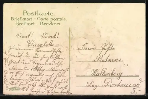 Duft-AK Auto mit Rosen und Vergissmeinnicht