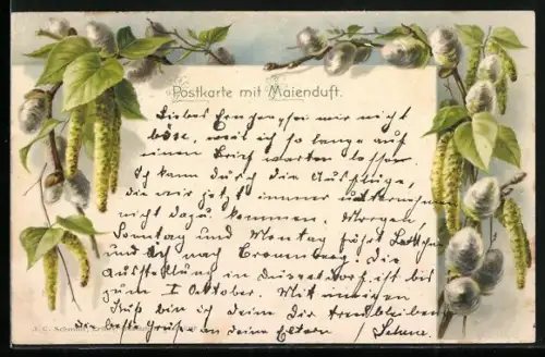 Duft-AK Maiblumen mit Duft