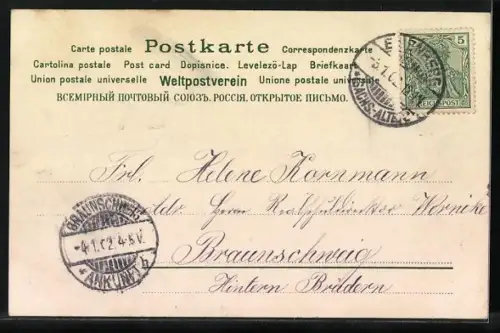 Duft-AK Rosen und Glaskaraffe