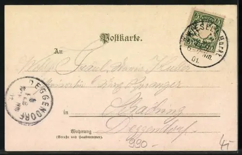 Duft-AK Tannenzweig mit Tannenzapfen