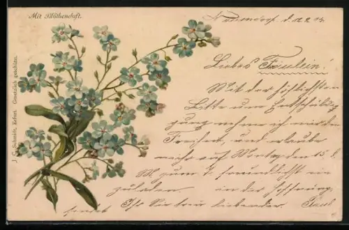 Duft-AK Blühende Blumen mit Duft