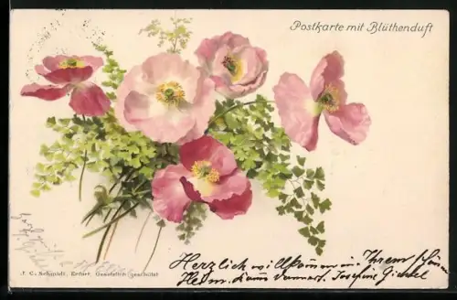 Duft-AK Blühende Blumen mit Duft
