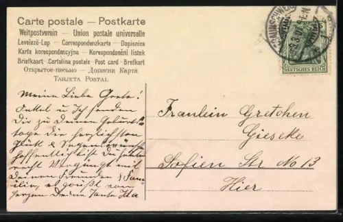 Duft-AK Karton voller Vergissmeinnicht