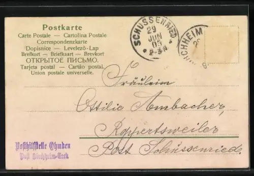 Duft-AK Blühende Blumen mit Duft