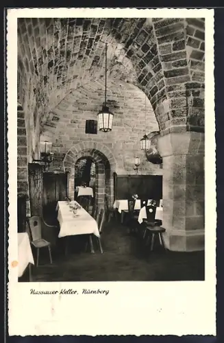AK Nürnberg, Historisches Weinrestaurant Nassauer Keller Inh.: A. Walthierer