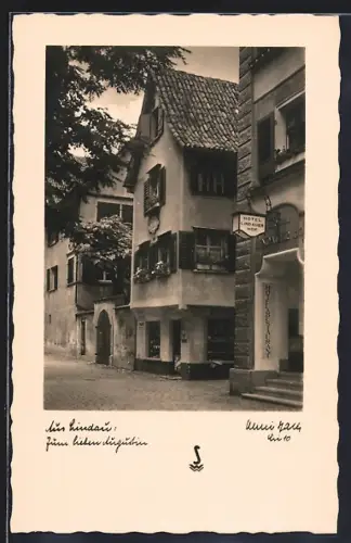 AK Lindau / Bodensee, Gasthaus zum Lieben Augustin
