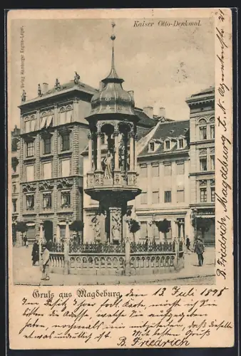AK Magdeburg, Am Kaiser Otto-Denkmal