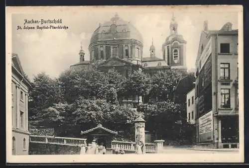 AK Aachen-Burtscheid, St. Johann Baptist-Pfarrkirche