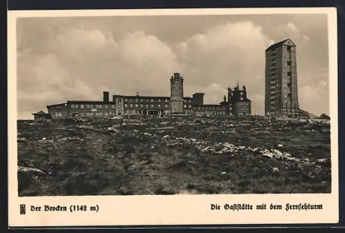 AK Brocken, Gaststätte mit dem Fernsehturm