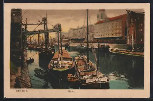 AK Duisburg, Partie am Hafen
