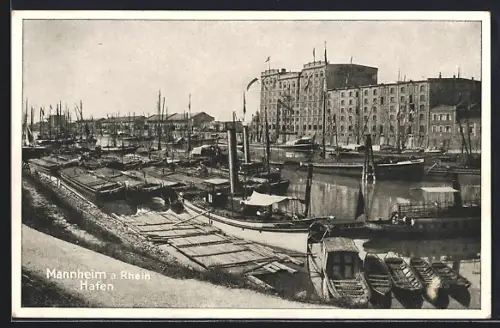 AK Mannheim, Partie im Hafen