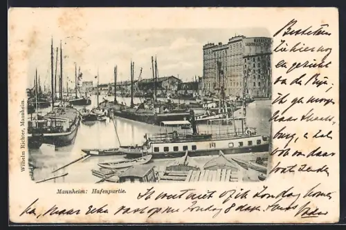 AK Mannheim, Partie am Hafen