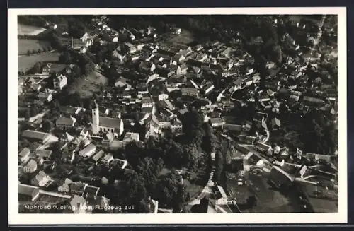 AK Aibling, Ortsansicht vom Flugzeug aus