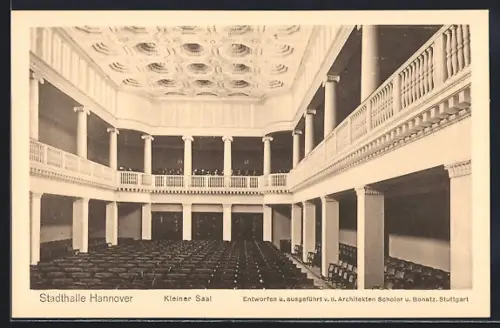 AK Hannover, Der Kleine Saal der Stadthalle