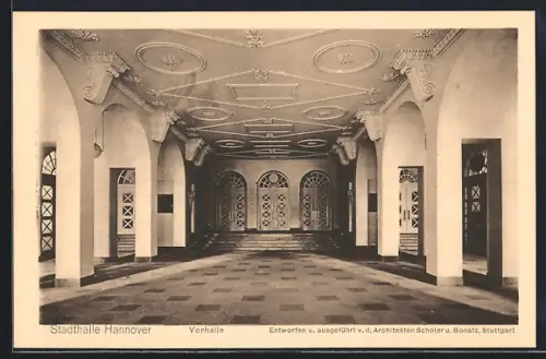 AK Hannover, Vorhalle der Stadthalle