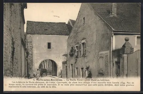 AK Nuits-sous-Ravières, La Vieille Porte, Côté Ouest ou Intérieur