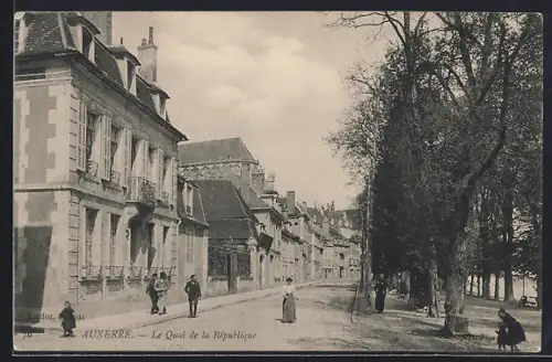 AK Auxerre, Le Quai de la République