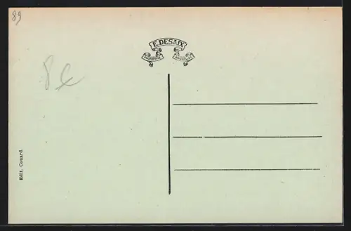 AK Bellechaume, Rue Sachot avec vue sur l`église et village pittoresque